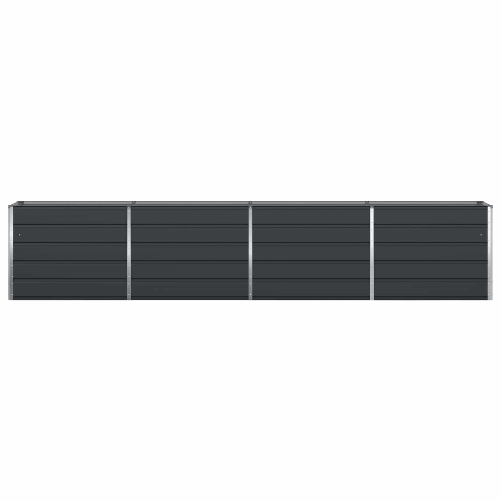 Vidaxl plantenbak antraciet 480 x 50 x 45 cm gegalvaniseerd staal
