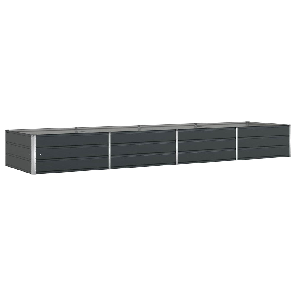 Vidaxl plantenbak antraciet 195 x 100 x 45 cm gegalvaniseerd staal