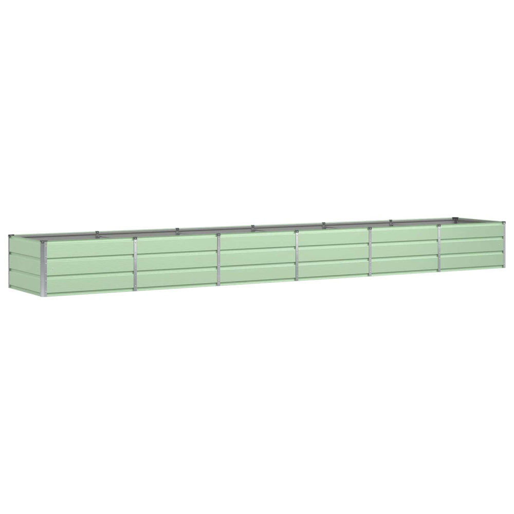 Vidaxl plantenbak groen 480 x 80 x 45 cm staal