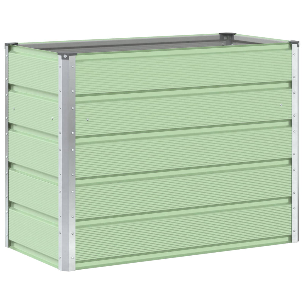 Vidaxl plantenbak pastelgroen 480 x 50 x 45 cm gegalvaniseerd staal