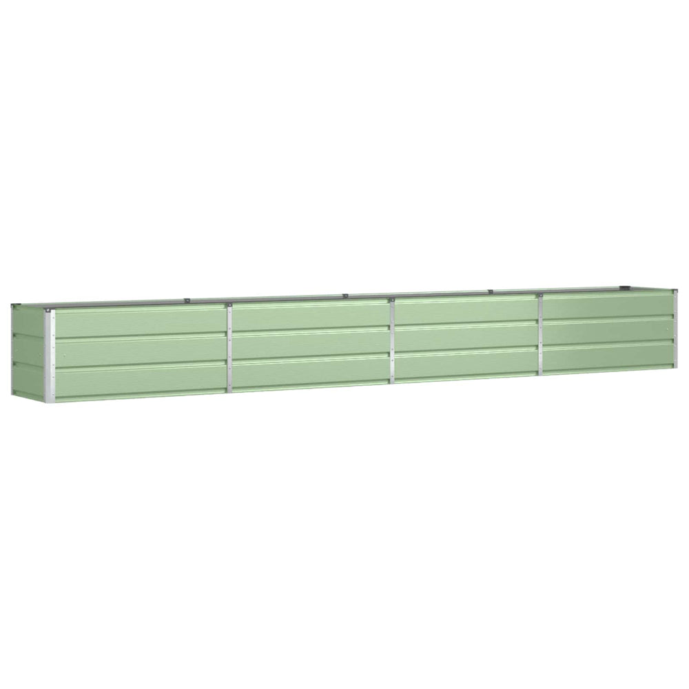 Vidaxl plantenbak pastelgroen 480 x 50 x 45 cm gegalvaniseerd staal