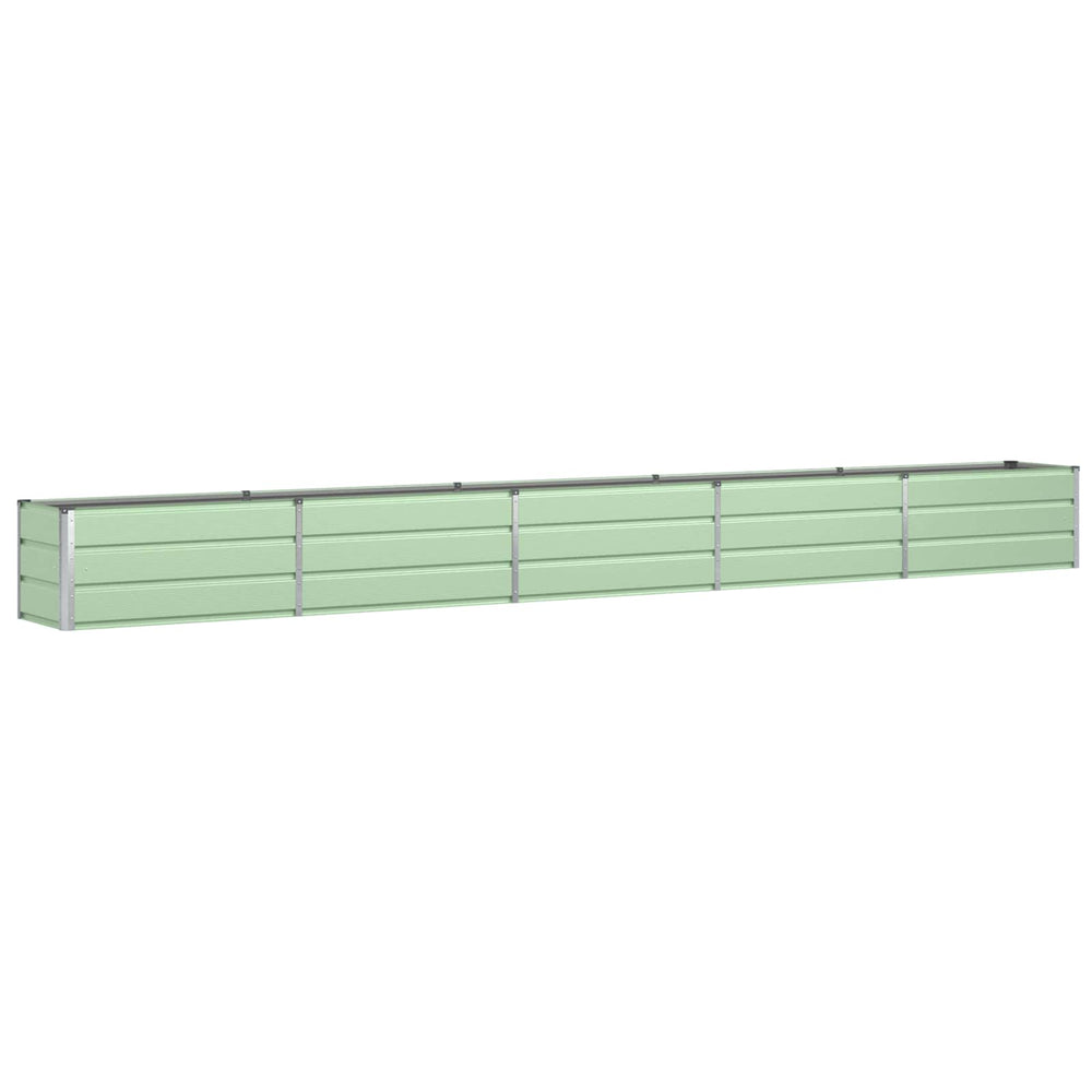 Vidaxl plantenbak pastelgroen 480 x 50 x 45 cm gegalvaniseerd staal