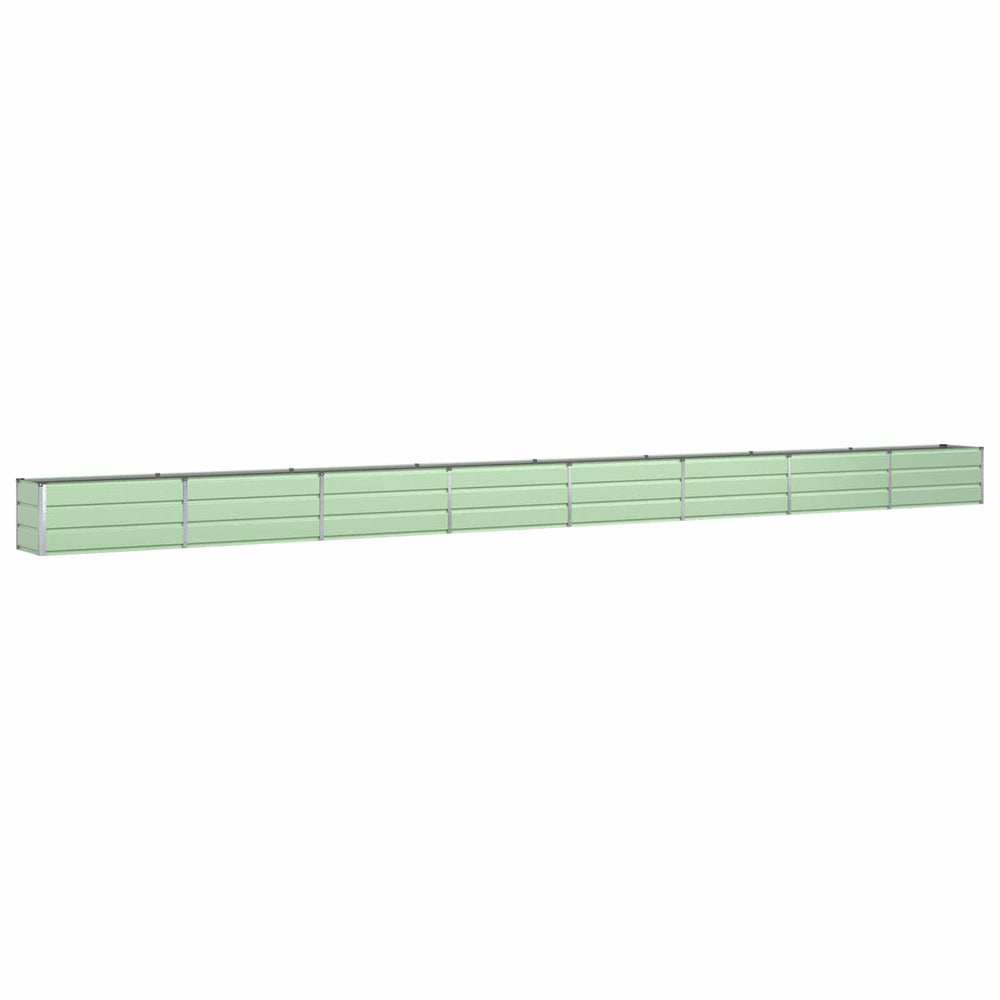 Vidaxl plantenbak pastelgroen 480 x 50 x 45 cm gegalvaniseerd staal