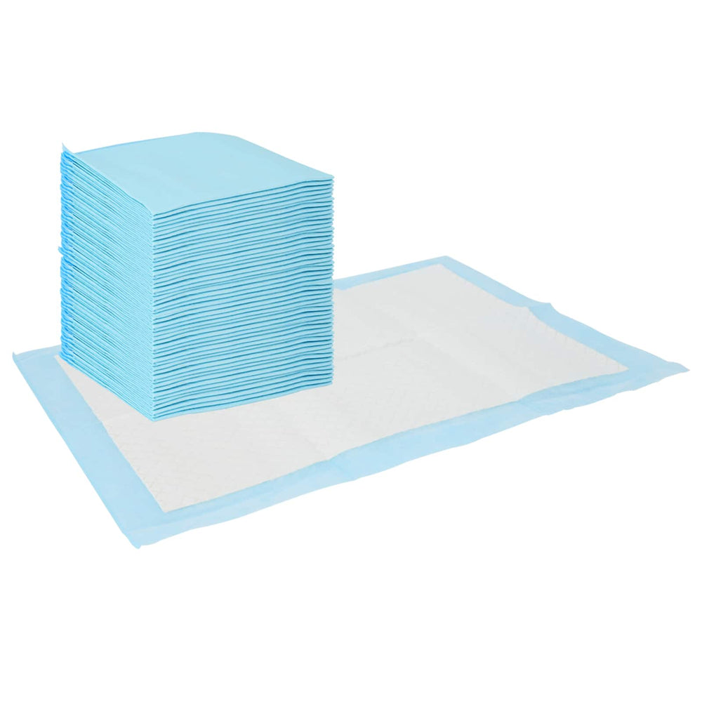 Vidaxl niet-geweven stof huisdier trainingspad 50 pcs blauw en wit
