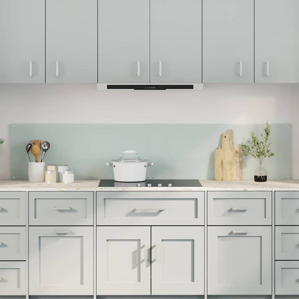 Vidaxl keuken spatscherm 2 pcs wit 100 x 40 cm gehard glas