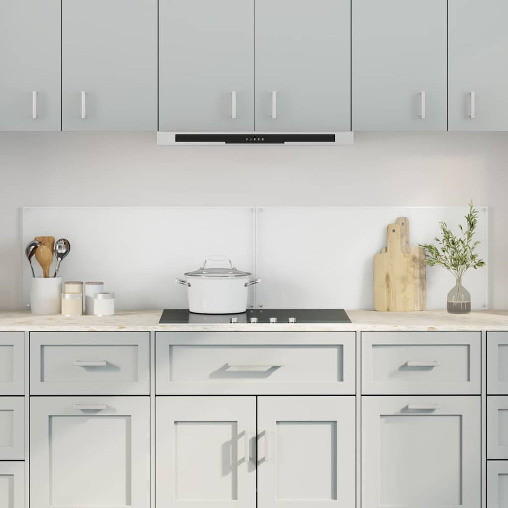 Vidaxl keuken spatscherm 2 pcs doorzichtig 90 x 40 cm gehard glas