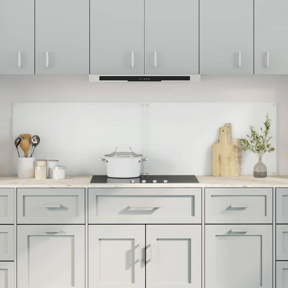 Vidaxl keuken spatscherm 2 pcs doorzichtig 90 x 50 cm gehard glas