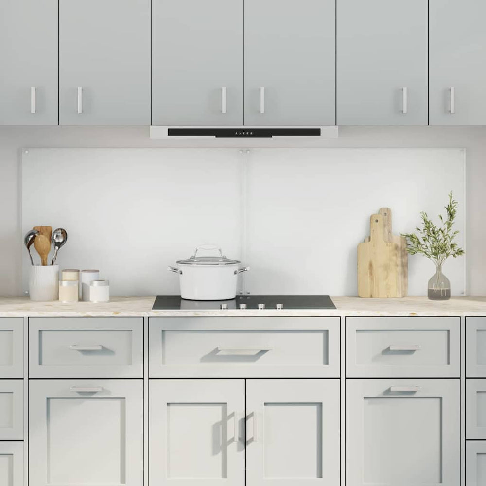Vidaxl keuken spatscherm 2 pcs doorzichtig 90 x 60 cm gehard glas