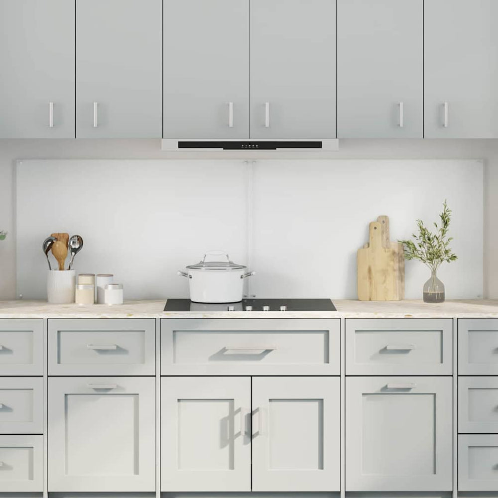 Vidaxl keuken spatscherm 2 pcs doorzichtig 100 x 60 cm gehard glas