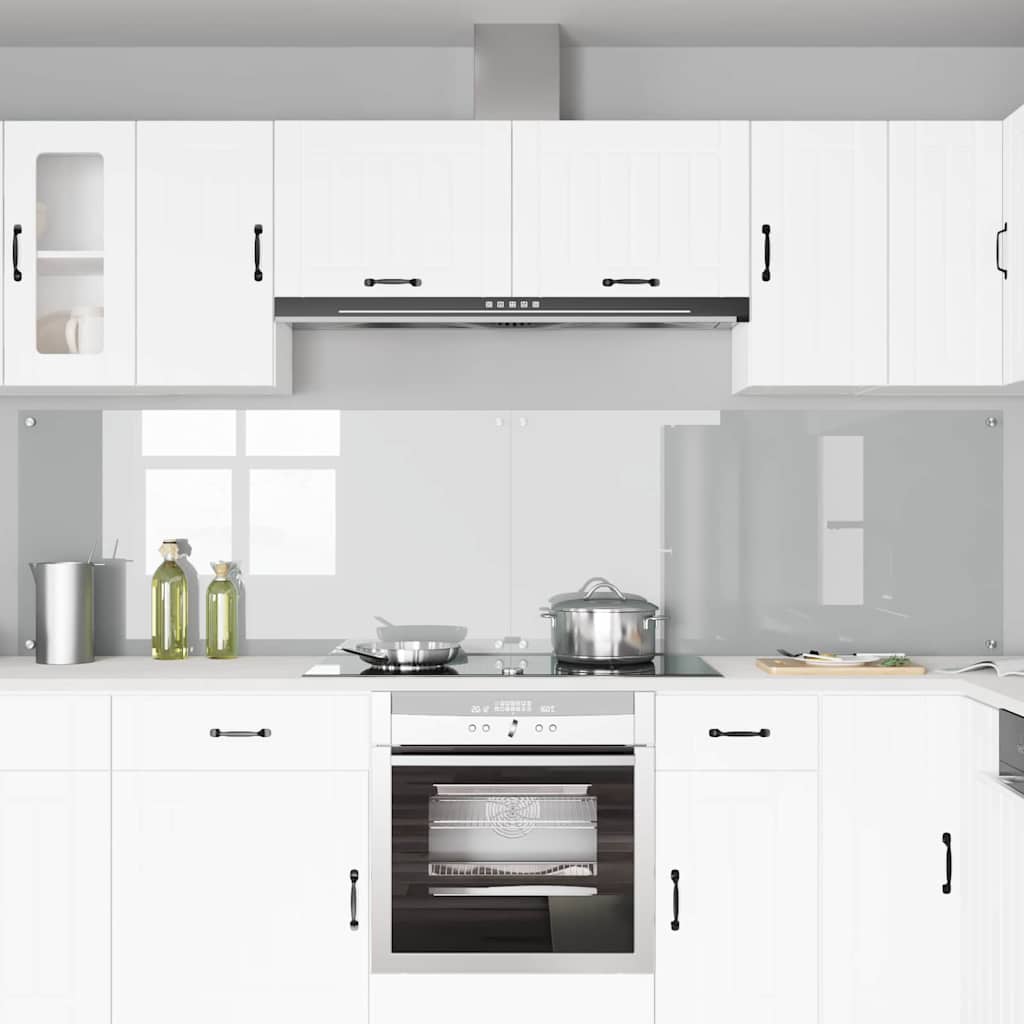 Vidaxl keuken spatscherm 2 pcs doorzichtig 120 x 60 cm gehard glas
