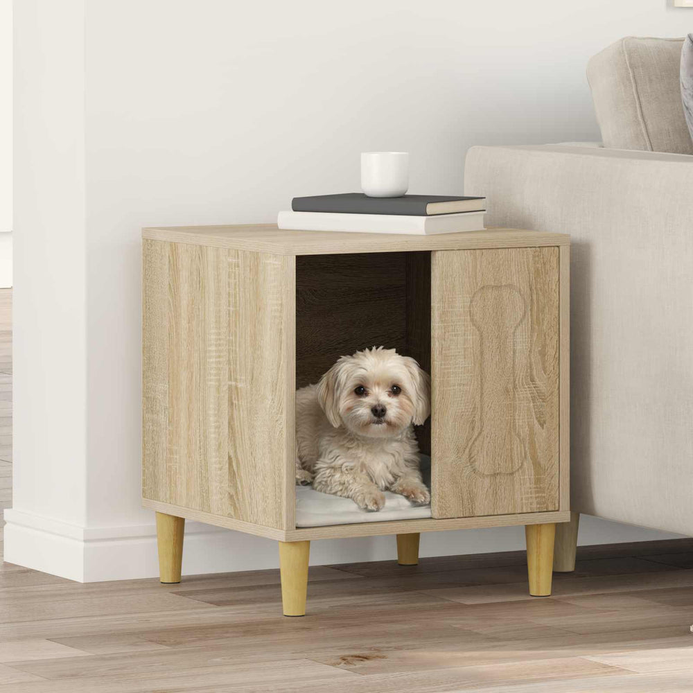 Vidaxl hondenhuis sonoma 44 x 42 x 49 cm bewerkt hout