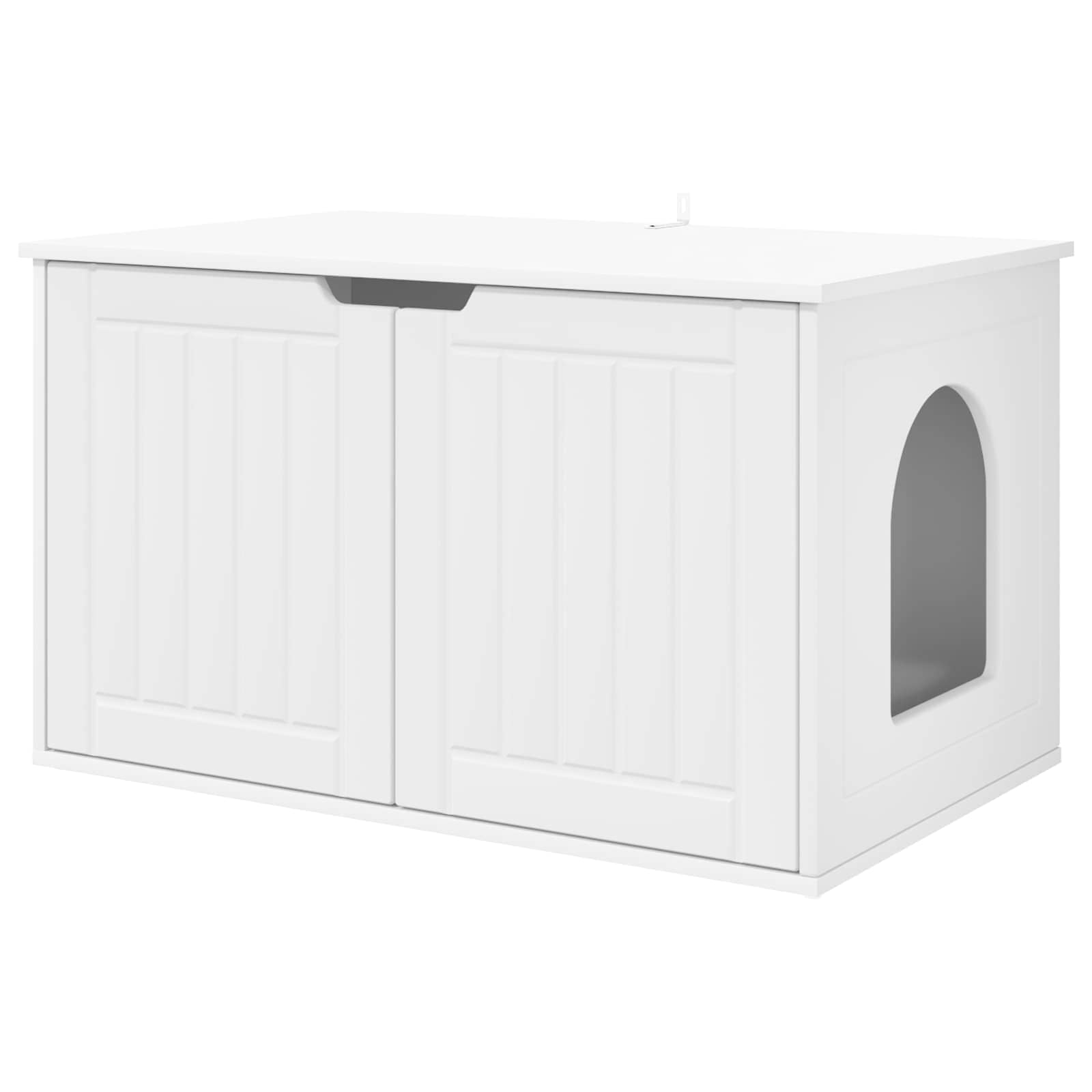 Vidaxl kattenhuis wit 85 x 55 x 50,5 cm bewerkt hout
