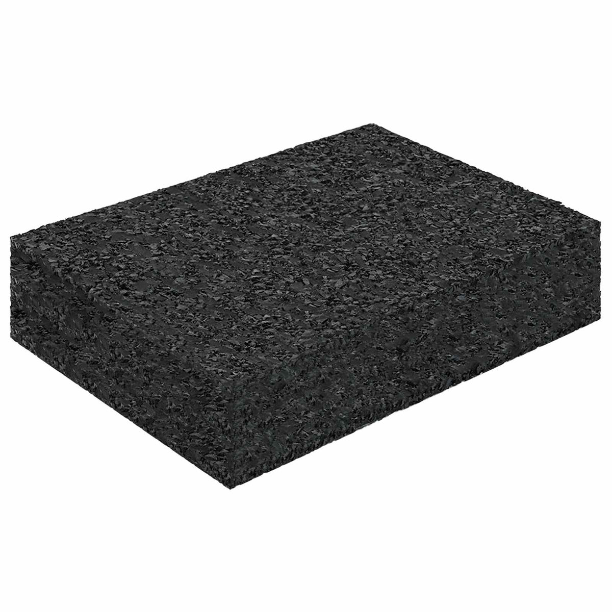 Vidaxl rubber granulaat patio pad 25 st zwart 9 x 6 x 2 cm rubber