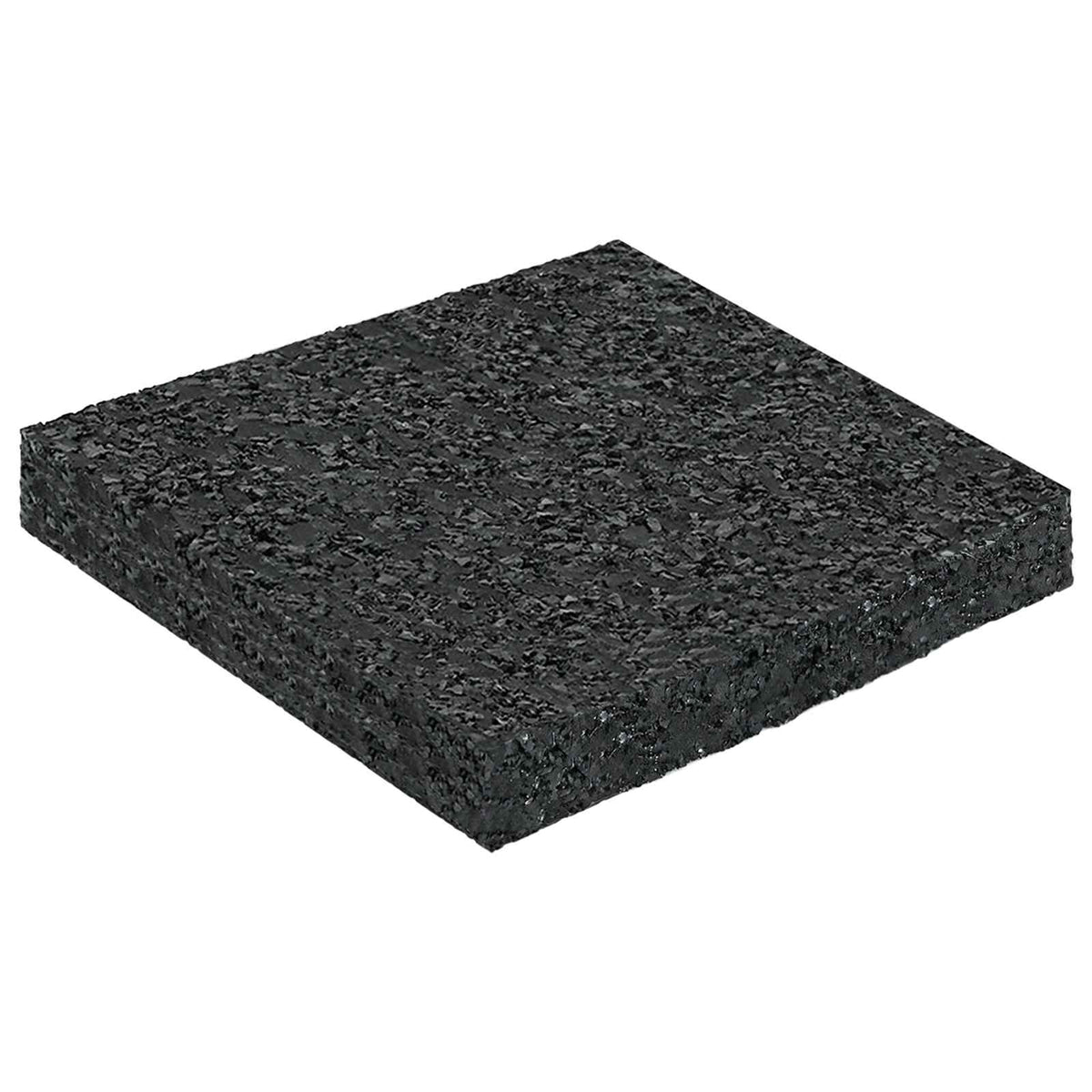 Vidaxl rubber granulaat patio pad zwart 9 x 9 x 1 cm rubber