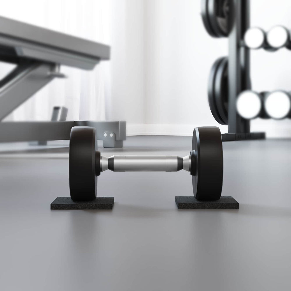 Vidaxl rubberen pad zwart rubber