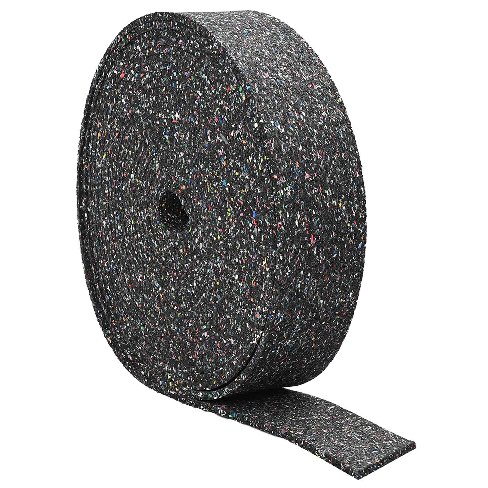 Vidaxl rubberen roller zwart 2000 x 12 x 0,3 cm rubber