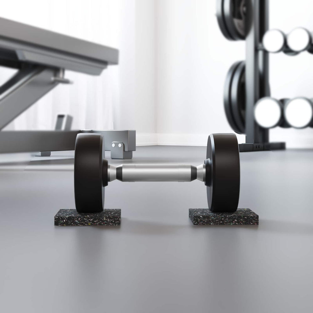 Vidaxl rubberen roller zwart 2000 x 12 x 0,8 cm rubber