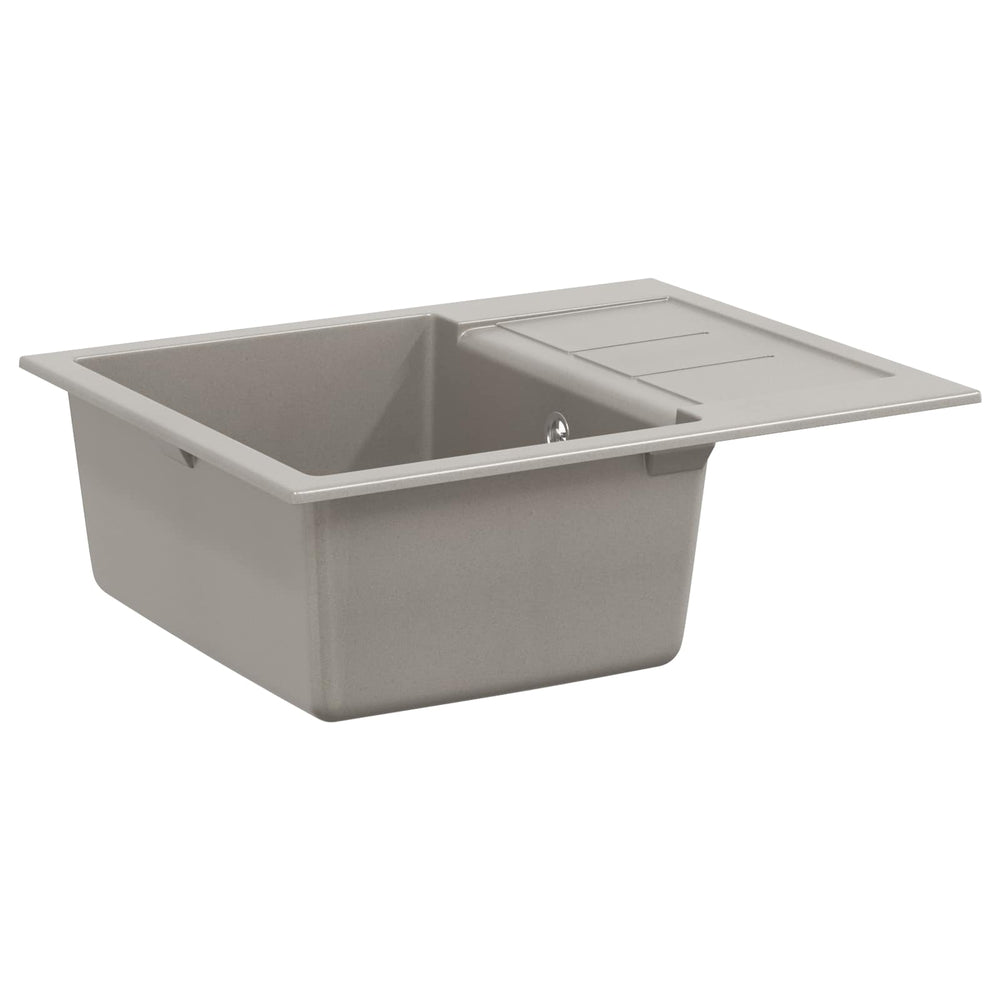 Vidaxl wasbak grijs 620 x 500 mm 80% kwarts en 20% hars