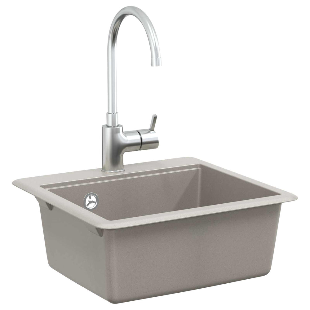 Vidaxl wasbak grijs 470 x 440 mm graniet
