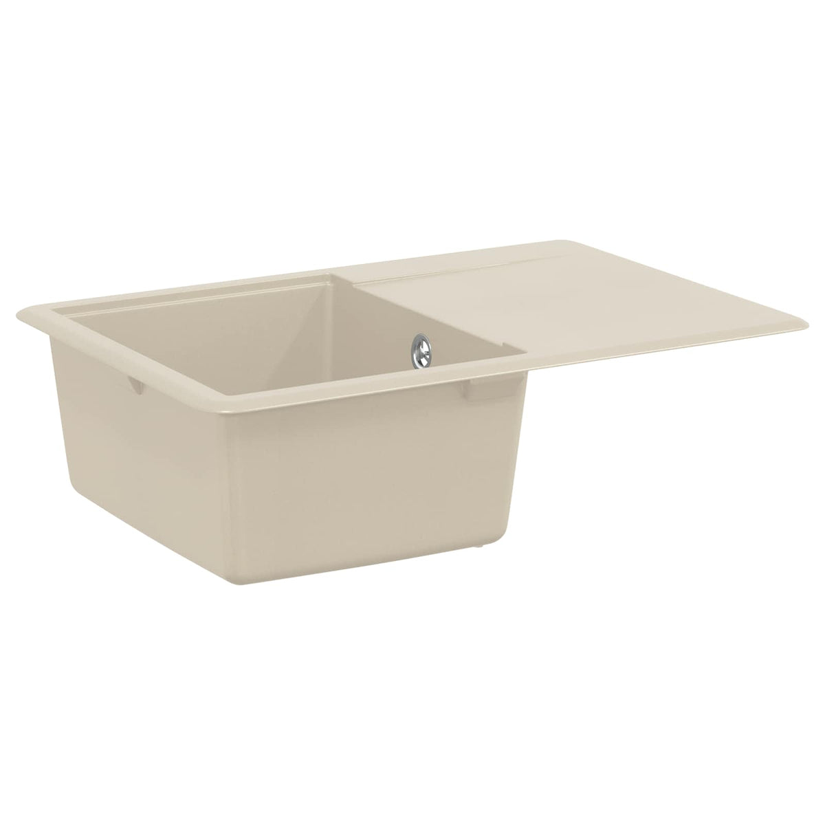 Vidaxl wasbak 80% kwarts en 20% hars 670 x 460 mm beige