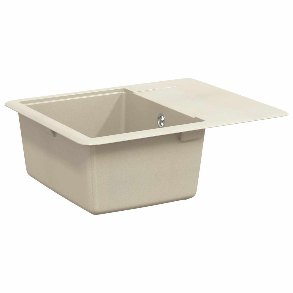 Vidaxl wasbak beige 560 x 460 mm 80% kwarts en 20% hars