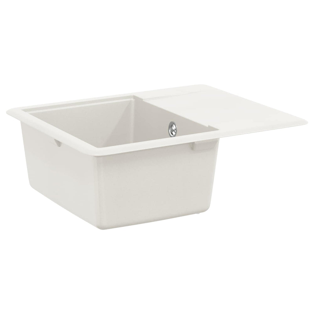 Vidaxl wasbak wit 560 x 460 mm 80% kwarts en 20% hars