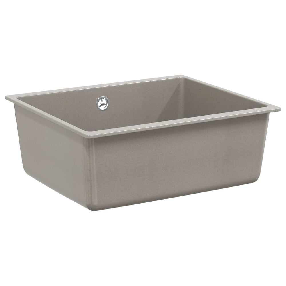 Vidaxl wasbak grijs 530 x 460 mm 80% kwarts en 20% hars