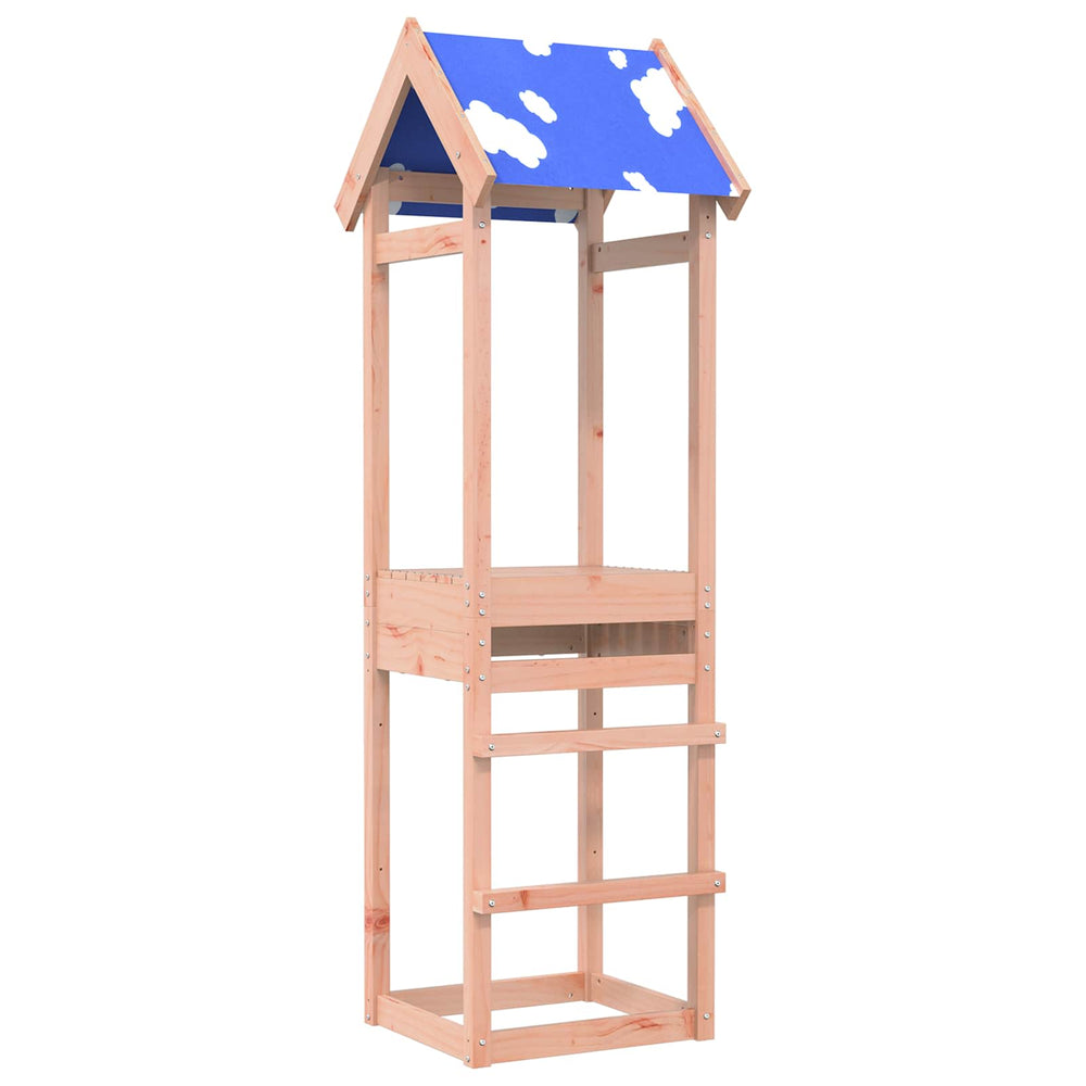Vidaxl speeltoren bruin 52,5 x 46,5 x 195 cm massief douglas hout