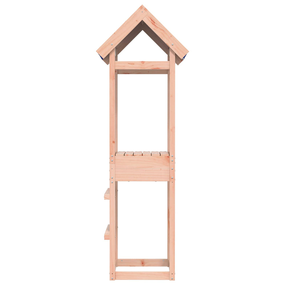 Vidaxl speeltoren bruin 52,5 x 46,5 x 195 cm massief douglas hout