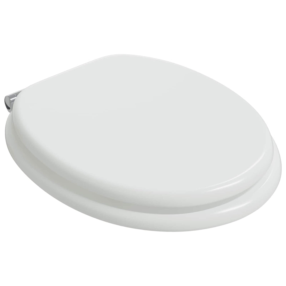 Vidaxl zachte sluit toiletbril wit 44 x 38 cm mdf-plaat