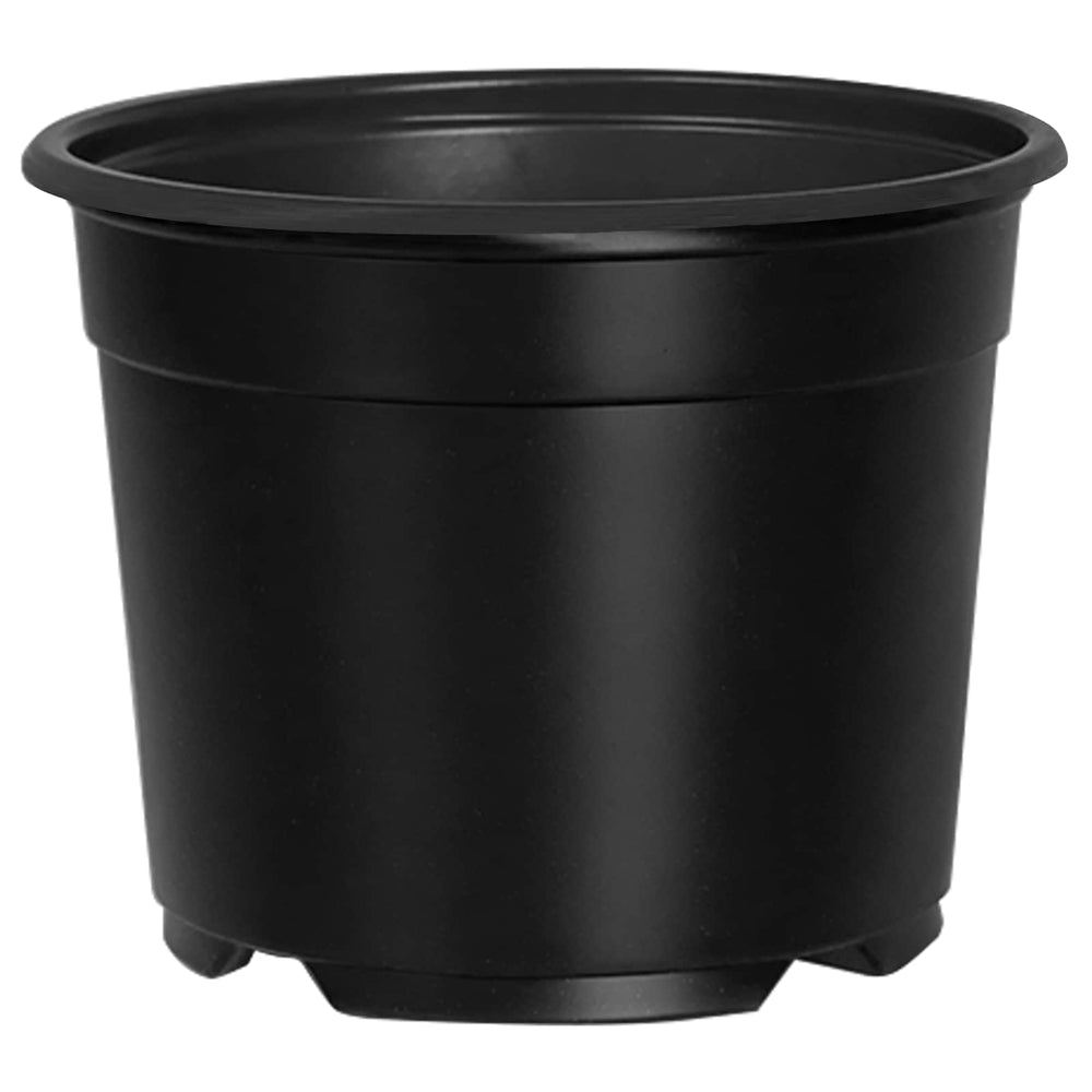 Vidaxl bloempot 200 pcs zwart ø 15 x 12.5 cm kunststof