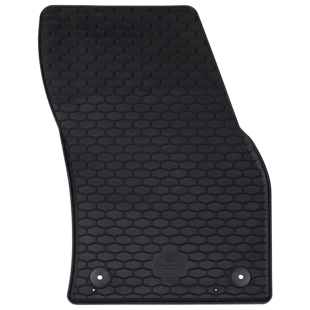 Vidaxl autobodemmat 4 pcs zwart vw tiguan , voor touran tpe