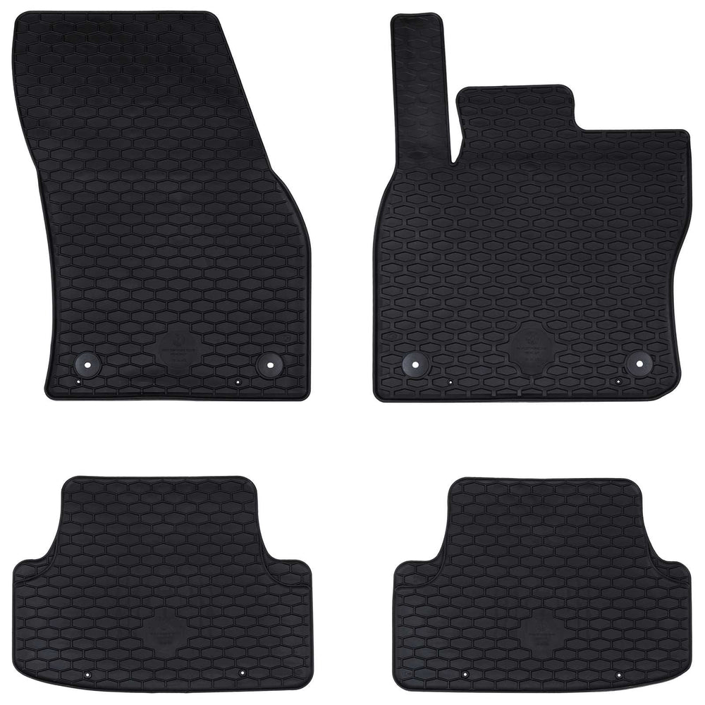 Vidaxl autobodemmat 4 pcs zwart zitting ateca , škoda karoq tpe