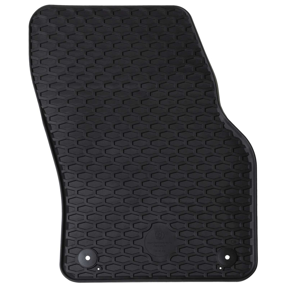 Vidaxl autobodemmat 4 pcs zwart geschikt voor audi q3 rubber