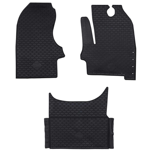 Vidaxl autobodemmat 3 st geschikt voor iveco daily 2014- rubber