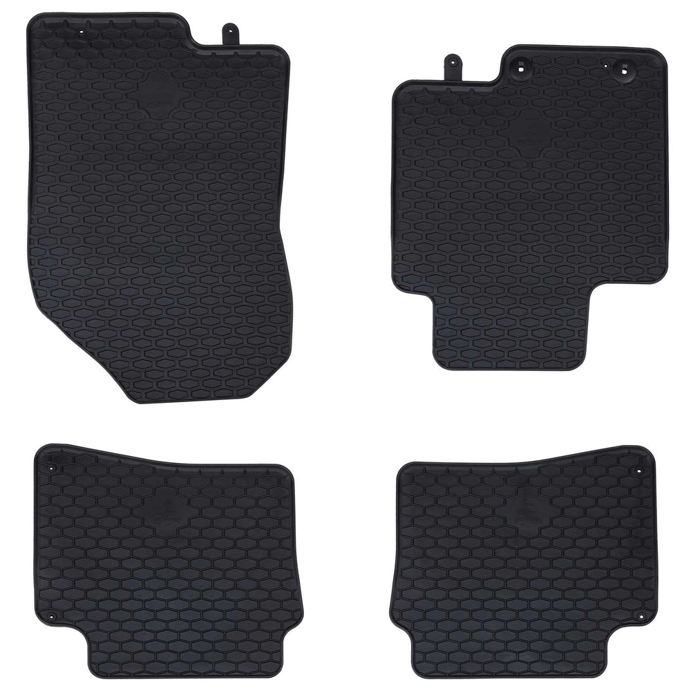 Vidaxl autobodemmat 4 pcs zwart geschikt voor hyundai i20 , bayon