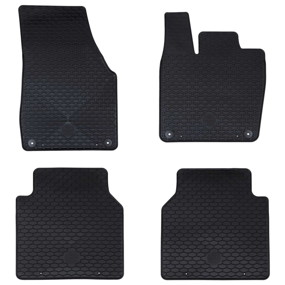 Vidaxl autobodemmat 4 pcs zwart geschikt voor vw id.7 tpe