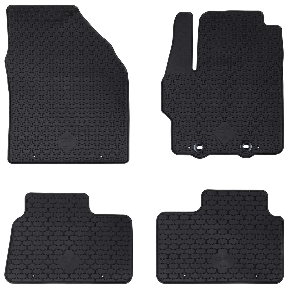 Vidaxl autobodemmat 4 pcs zwart geschikt voor toyota aygo x tpe