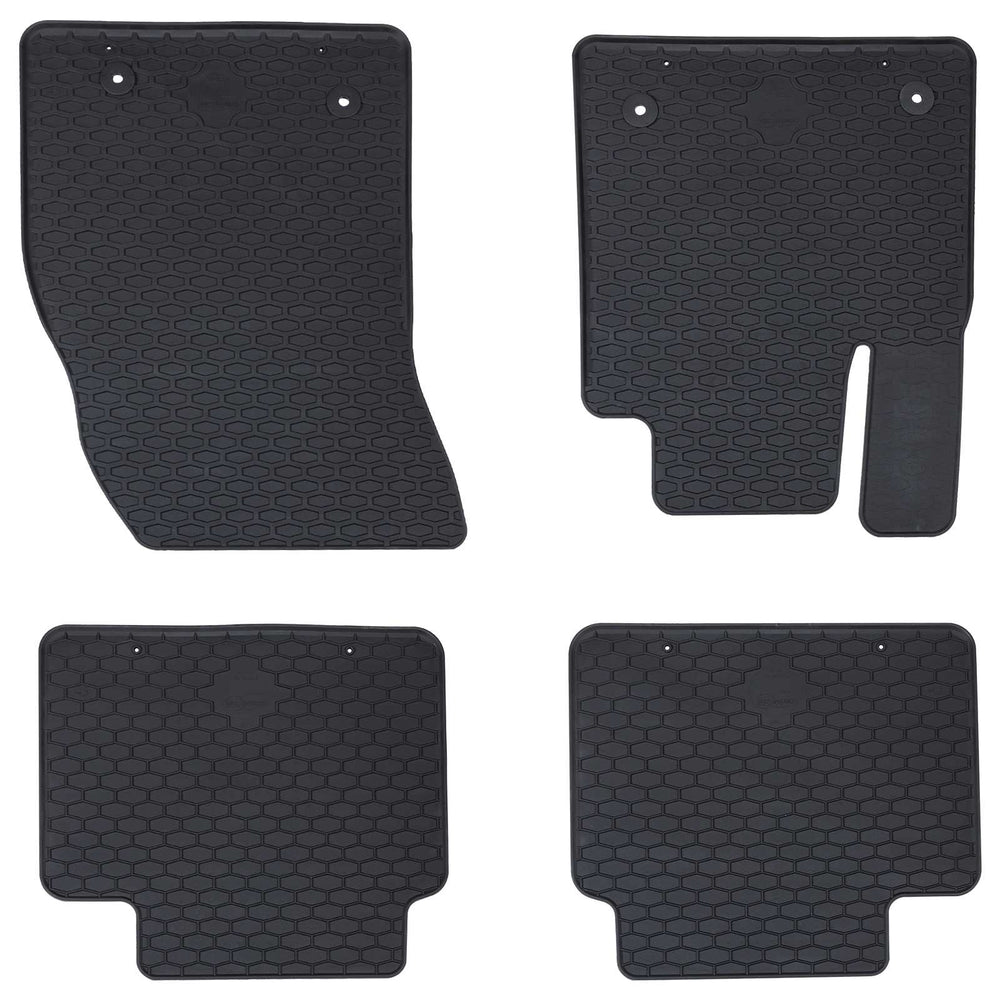 Vidaxl autobodemmat 4 pcs zwart geschikt voor ford focus 4d aft.
