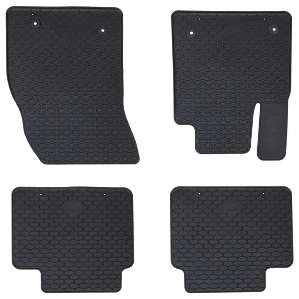 Vidaxl autobodemmat 4 st geschikt voor ford focus 2018- 4d aft. rubber