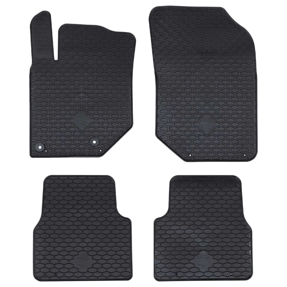 Vidaxl autobodemmat 4 pcs zwart geschikt voor c4 , c4x , 2008 tpe