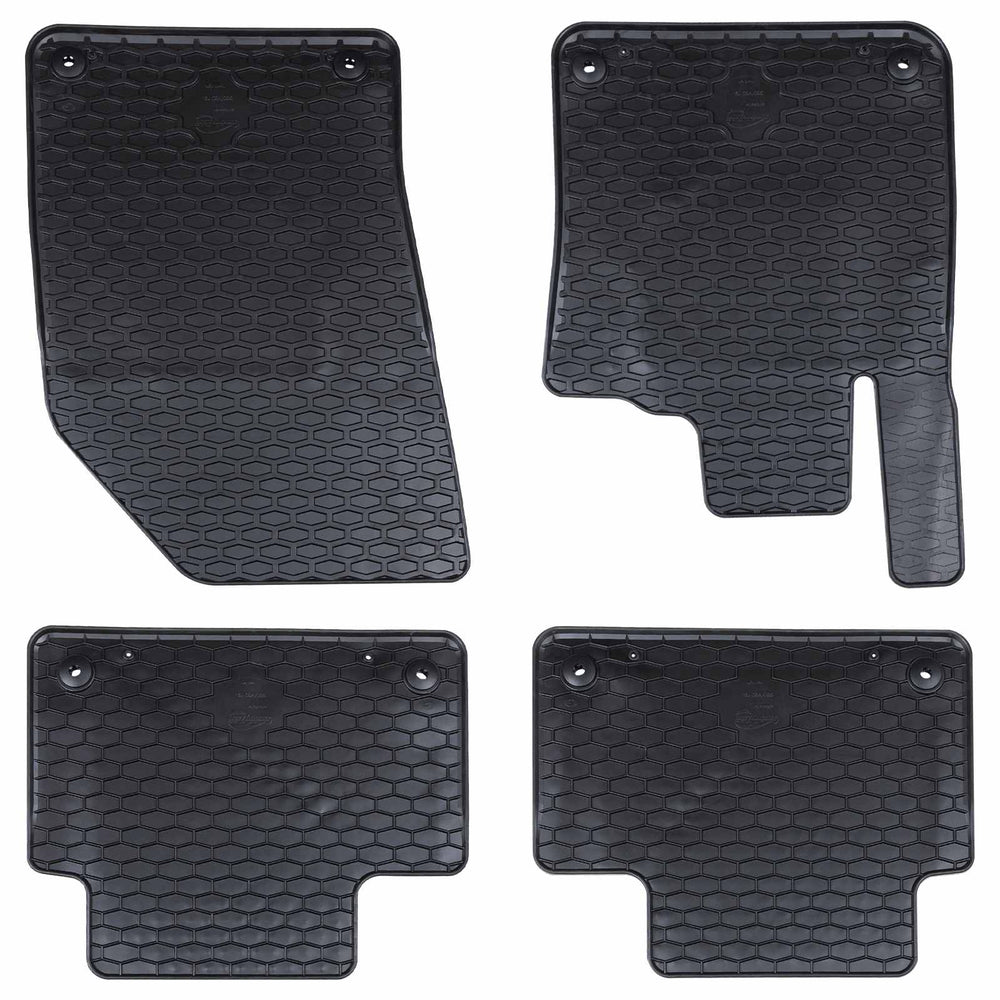 Vidaxl autobodemmat 4 pcs zwart geschikt voor volvo s60 v60 4d aft