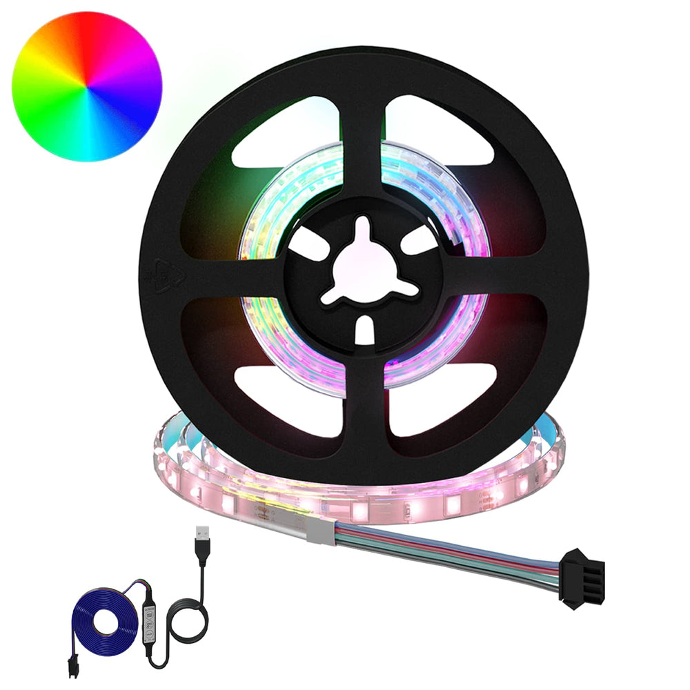 Vidaxl led-strip 2 pcs zwart en transparant 450 mm koper en kunststof