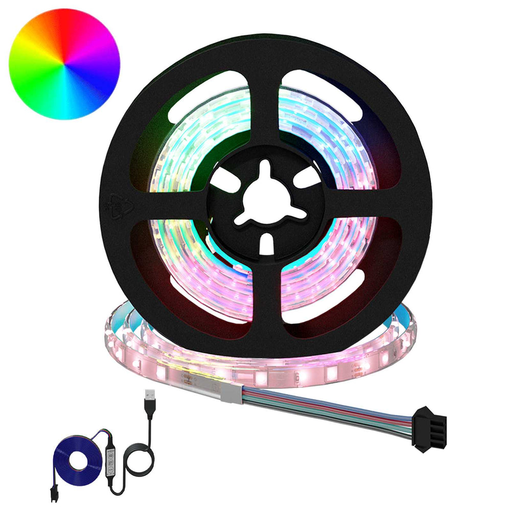 Vidaxl led-strip 2 pcs zwart en transparant 750 mm koper en kunststof
