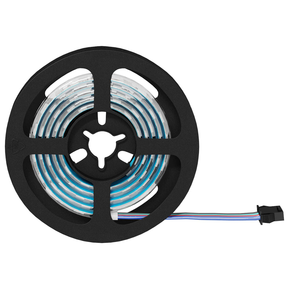 Vidaxl led-strip 2 pcs zwart en transparant 900 mm koper en kunststof