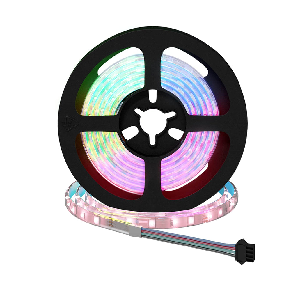 Vidaxl led-strip 2 pcs zwart en transparant 1300 mm koper en kunststof