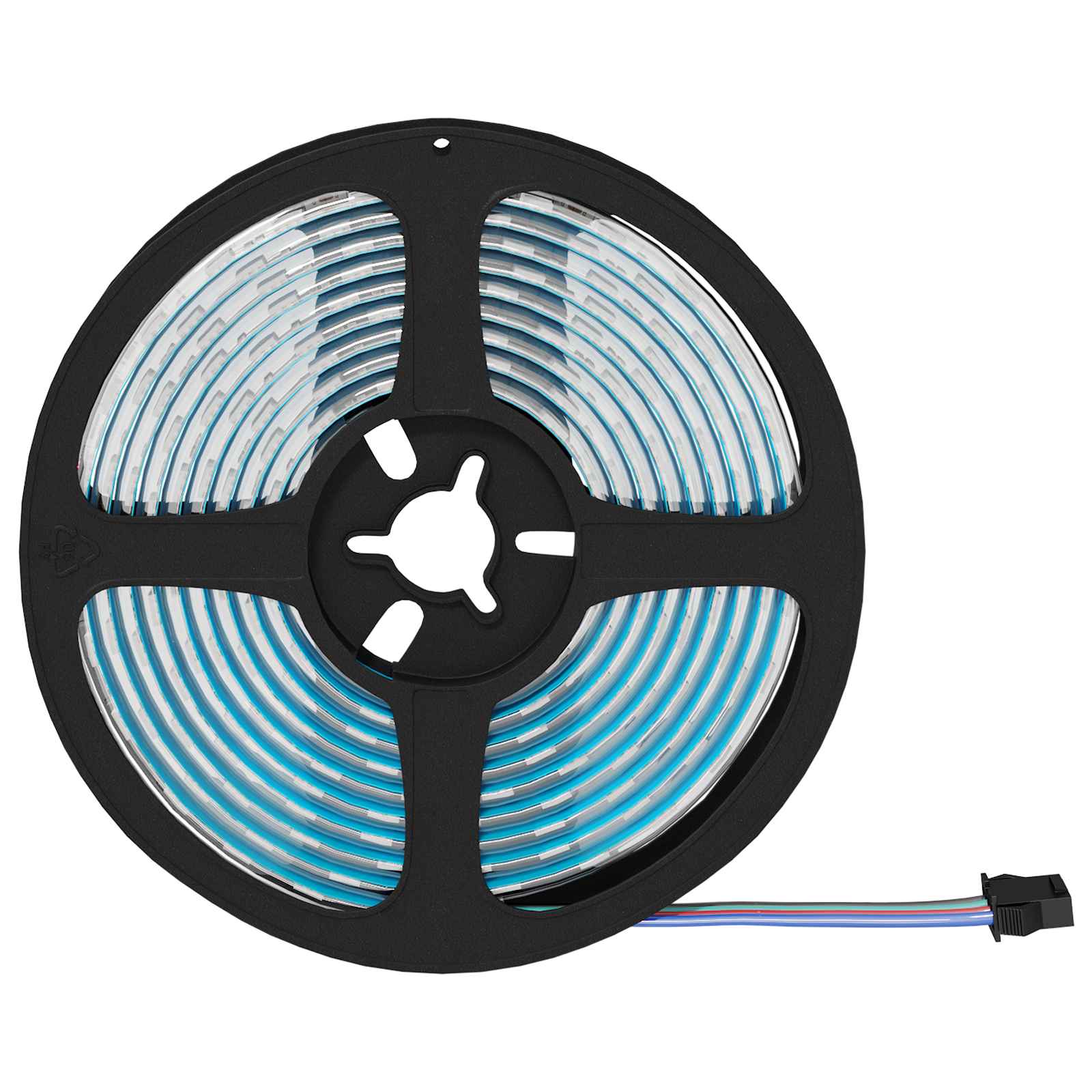 Vidaxl led-strip 2 st zwart en transparant koper en kunststof