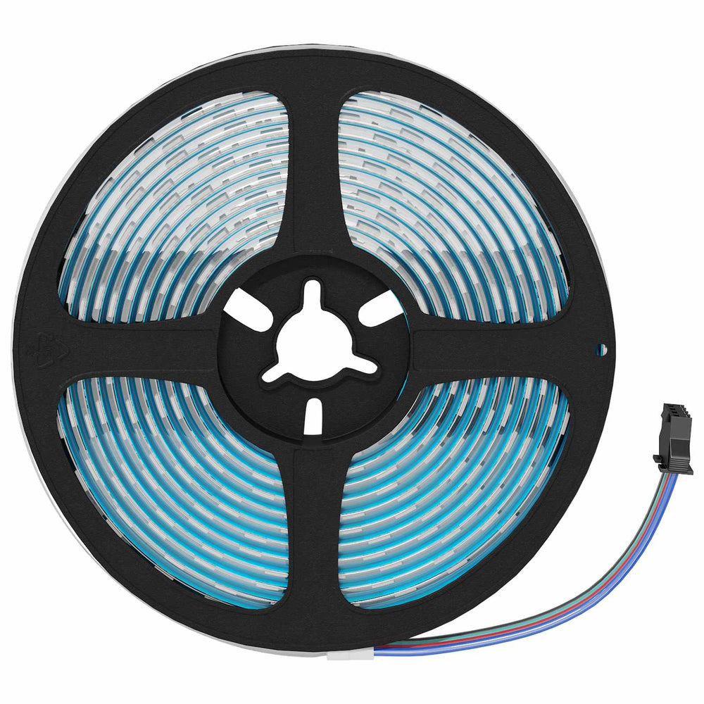 Vidaxl led-strip 2 pcs zwart en transparant 3000 mm koper en kunststof