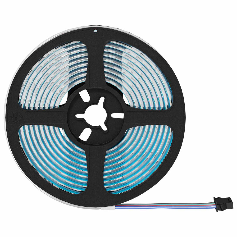 Vidaxl led-strip 2 pcs zwart en transparant 4000 mm koper en kunststof