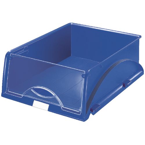 Leitz brievenbak sorty 5231 a4 c4 blauw liggend